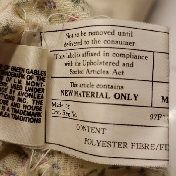 Anne of Green Gables  Rag Doll Long Brown Hair Straw Hat 18" tall Plush Stu - Picture 8 of 10